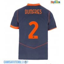 Camisa de time de futebol Inter Milan Denzel Dumfries #2 Replicas 3º Equipamento 2025-26 Manga Curta